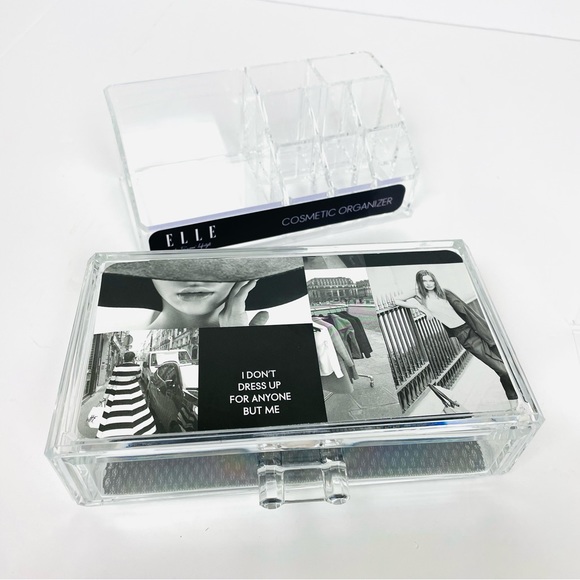 Elle 10 Compartment 2 Tier Cosmetic Organizer - Picture 3 of 8